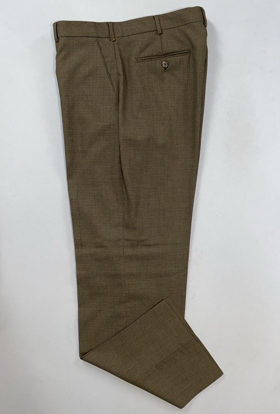 J Crew Flat Front 100% Wool Dress Pants, Slacks. Houndstooth, Men's 36X32. EUC!